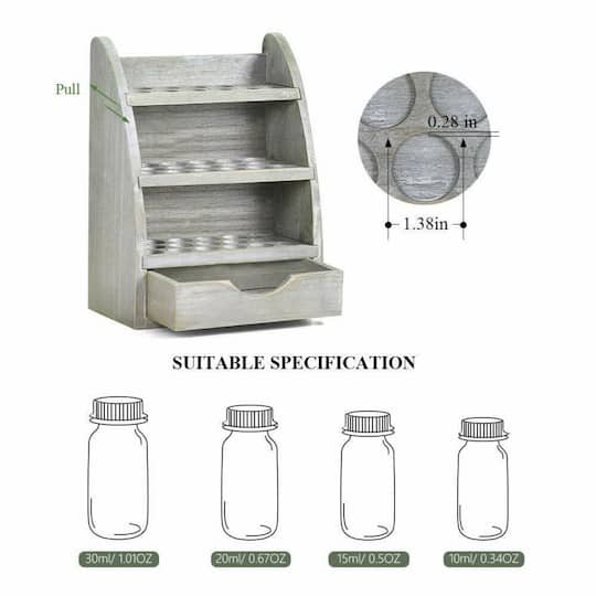 NEX™ 15" Essential Oils 45-Slot Storage Rack